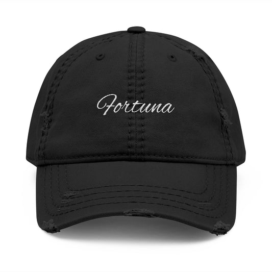 Fortuna script baseball cap | Embroidered hat