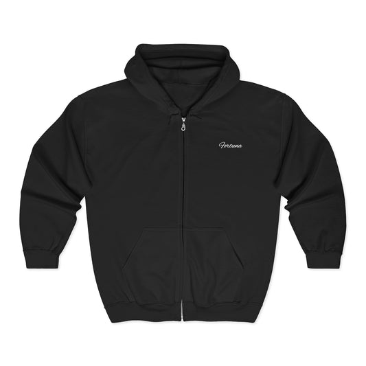 Fortuna Renaissance Graphic Zip Up Hoodie — Vintage Statue Streetwear
