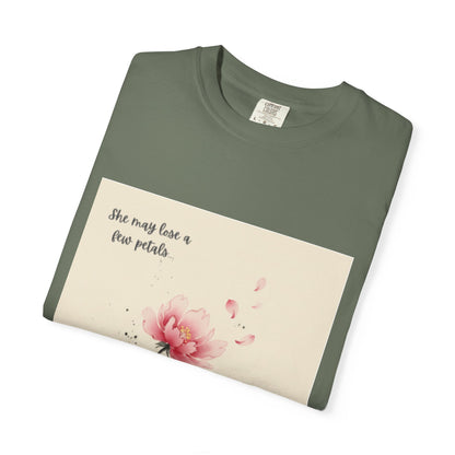 Pink Watercolor Peony Tee | Floral Quote T-shirt