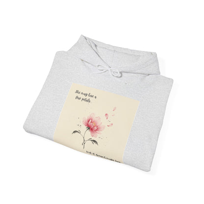 Pink Watercolor Flower hoodie | Inspirational Quote Sweatshirt