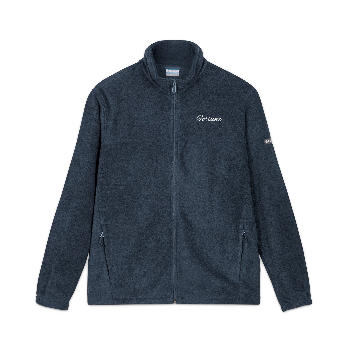 Embroidered Columbia Fleece Jacket – Cozy Zip-Up Outerwear