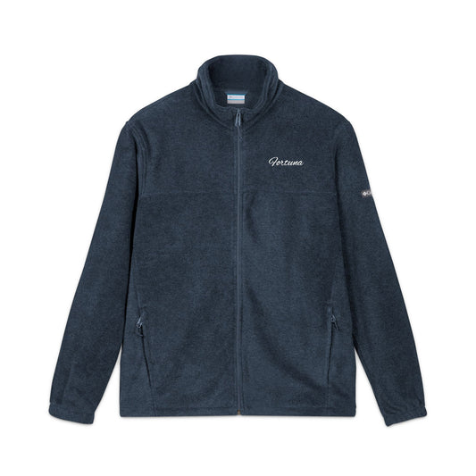 Embroidered Columbia Fleece Jacket – Cozy Zip-Up Outerwear