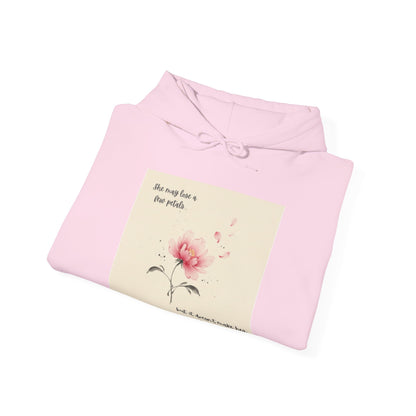 Pink Watercolor Flower hoodie | Inspirational Quote Sweatshirt