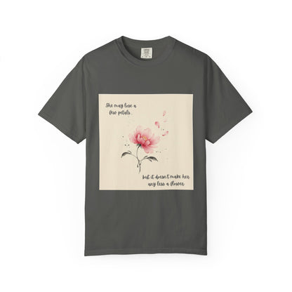 Pink Watercolor Peony Tee | Floral Quote T-shirt