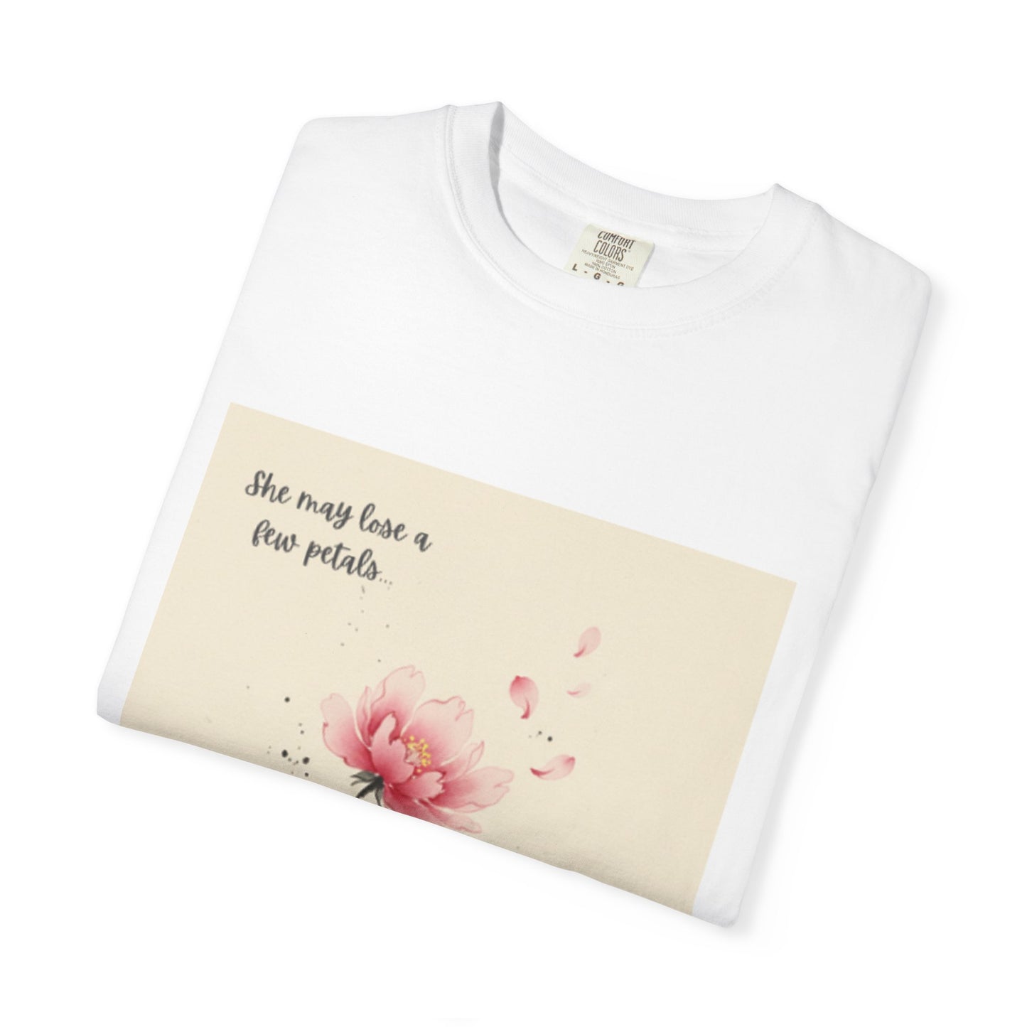 Pink Watercolor Peony Tee | Floral Quote T-shirt