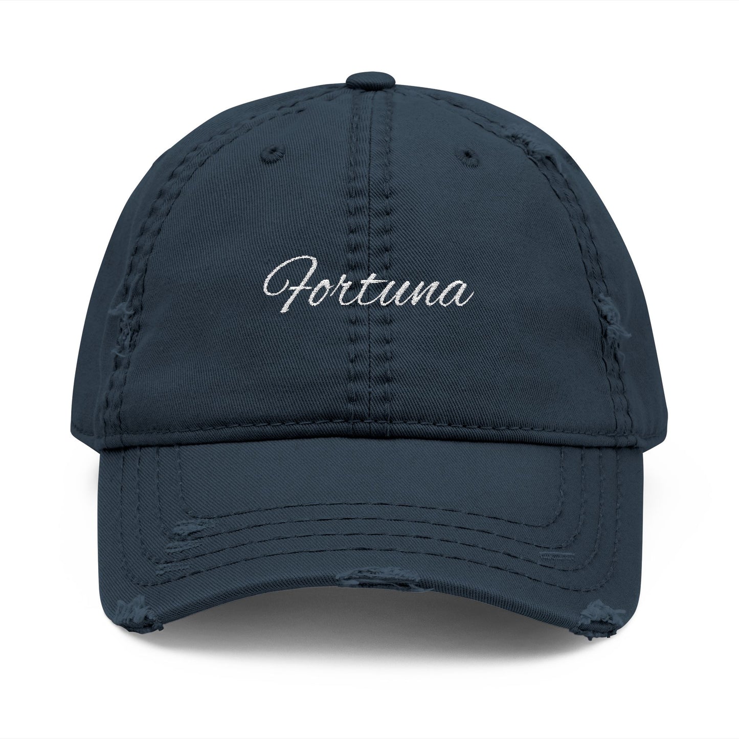 Fortuna script baseball cap | Embroidered hat