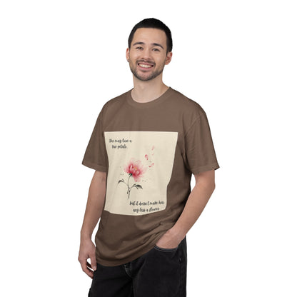 Pink Watercolor Peony Tee | Floral Quote T-shirt