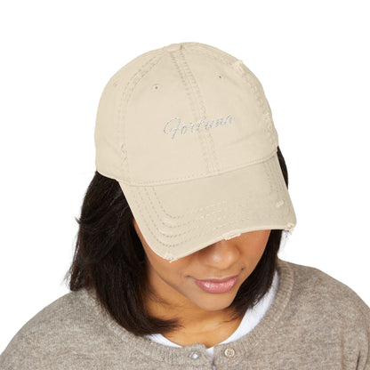 Fortuna script baseball cap | Embroidered hat