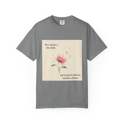 Pink Watercolor Peony Tee | Floral Quote T-shirt