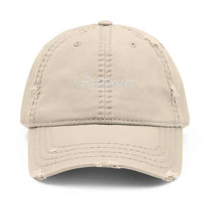 Fortuna script baseball cap | Embroidered hat