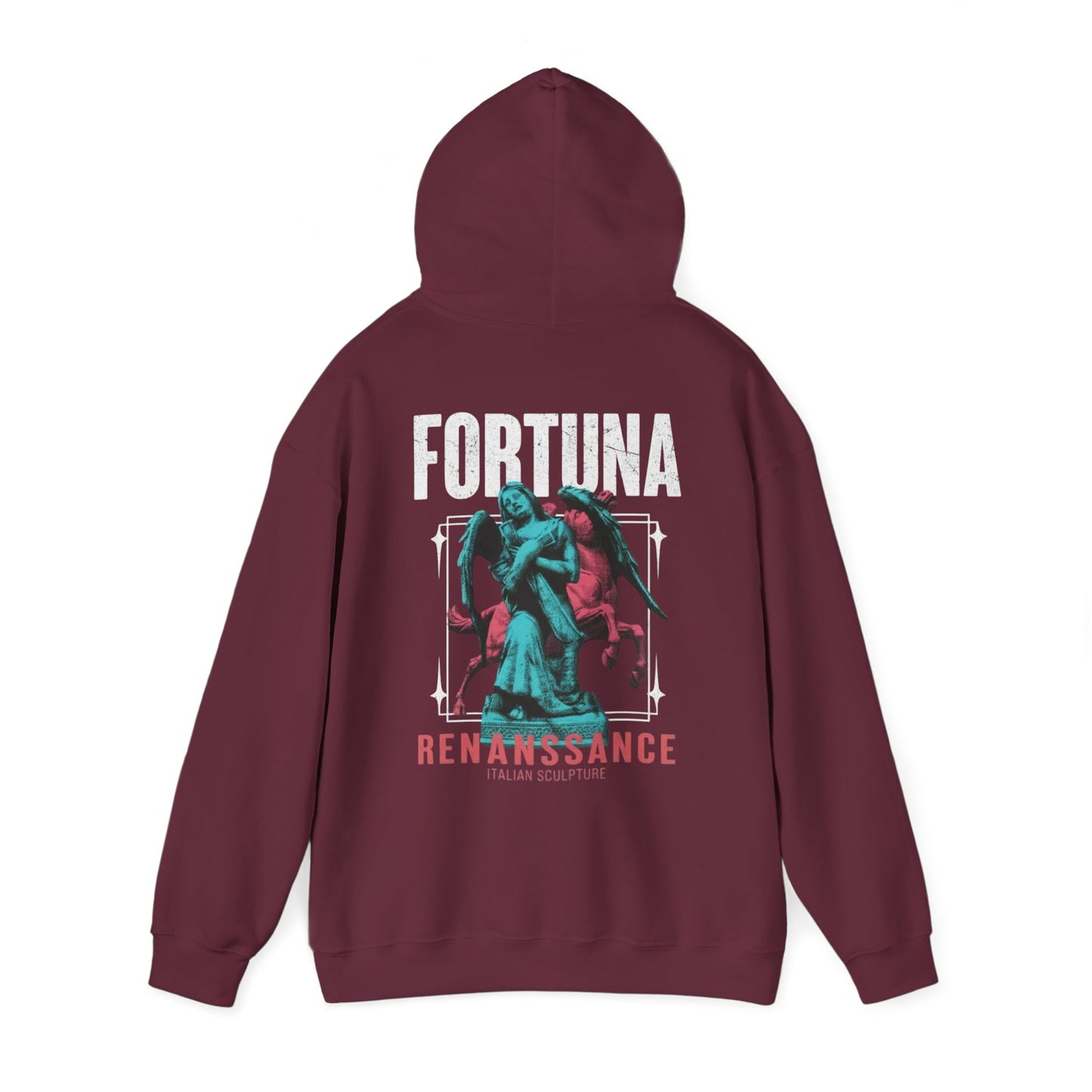 Fortuna Renaissance Hoodie – Vintage Statue Graphic Hooded Sweatshirt