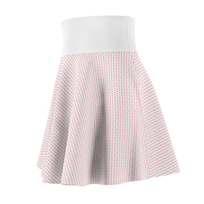 Heart Checkered Women's Skater Skirt