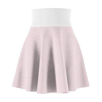 Heart Checkered Women's Skater Skirt
