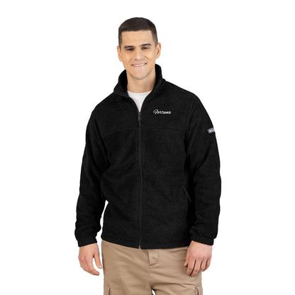 Embroidered Columbia Fleece Jacket – Cozy Zip-Up Outerwear