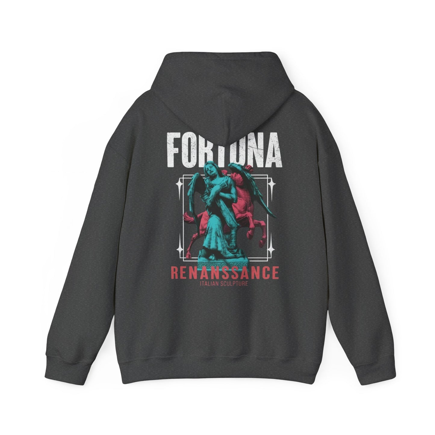 Fortuna Renaissance Hoodie – Vintage Statue Graphic Hooded Sweatshirt