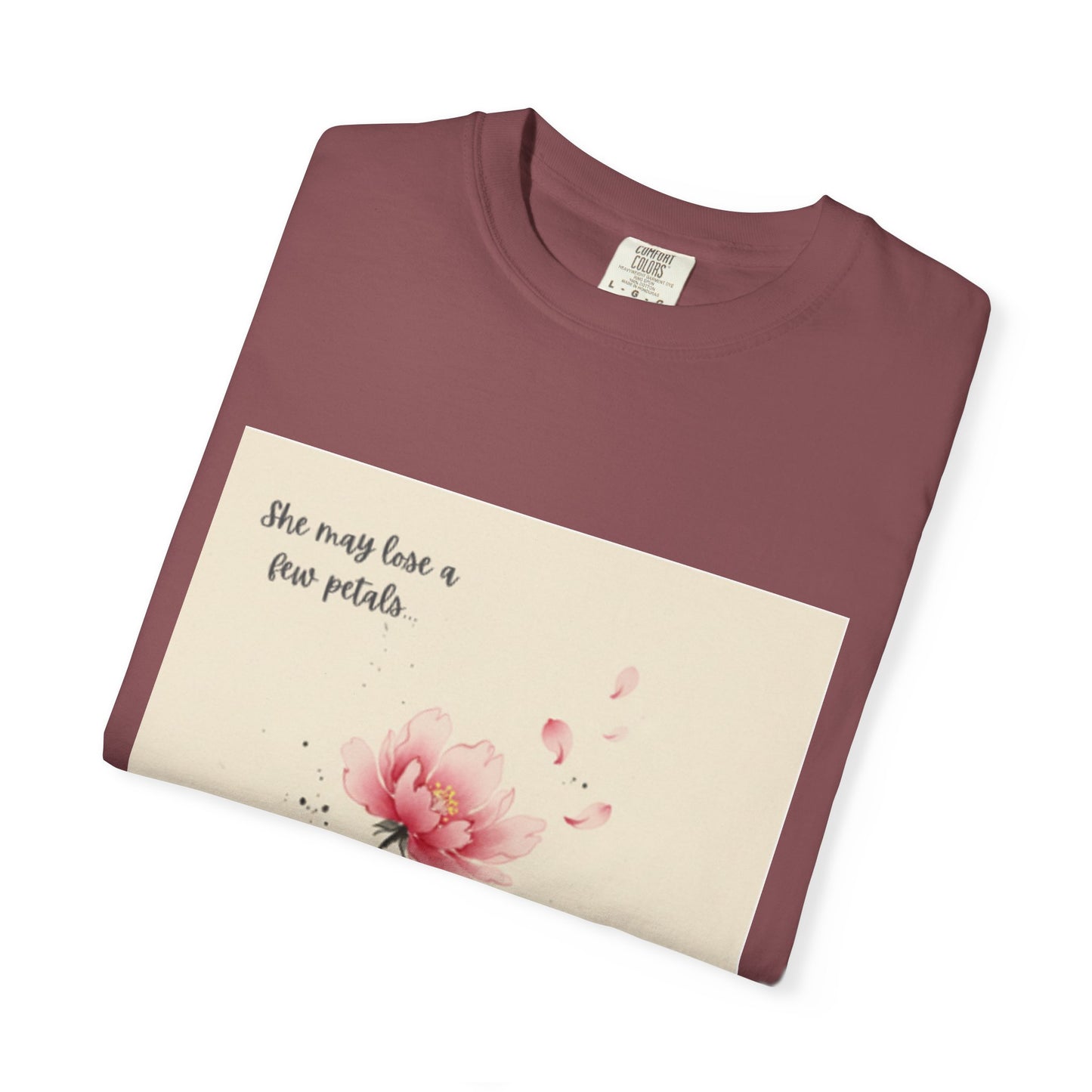 Pink Watercolor Peony Tee | Floral Quote T-shirt