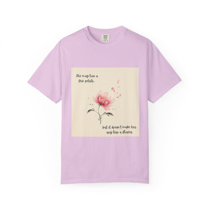 Pink Watercolor Peony Tee | Floral Quote T-shirt
