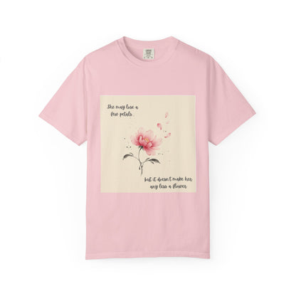 Pink Watercolor Peony Tee | Floral Quote T-shirt