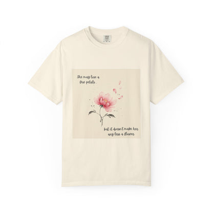 Pink Watercolor Peony Tee | Floral Quote T-shirt
