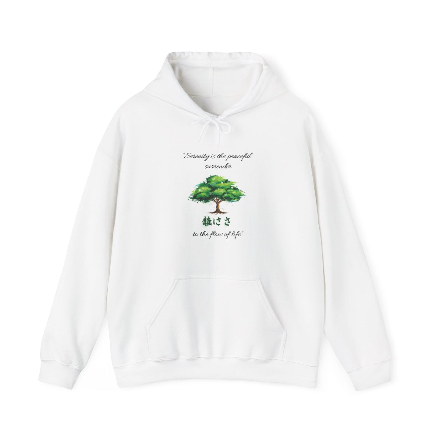 Serenity Tree Hoodie | "Serenity is the peaceful surrender to the flow of life"