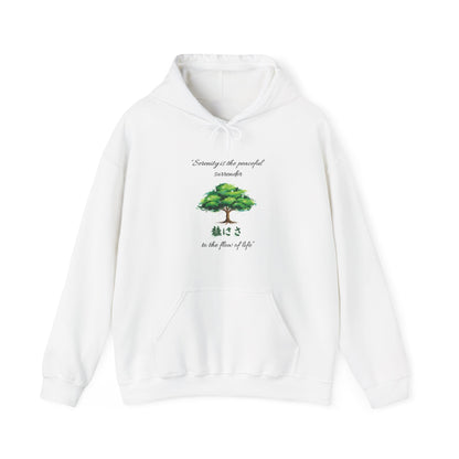 Serenity Tree Hoodie | "Serenity is the peaceful surrender to the flow of life"