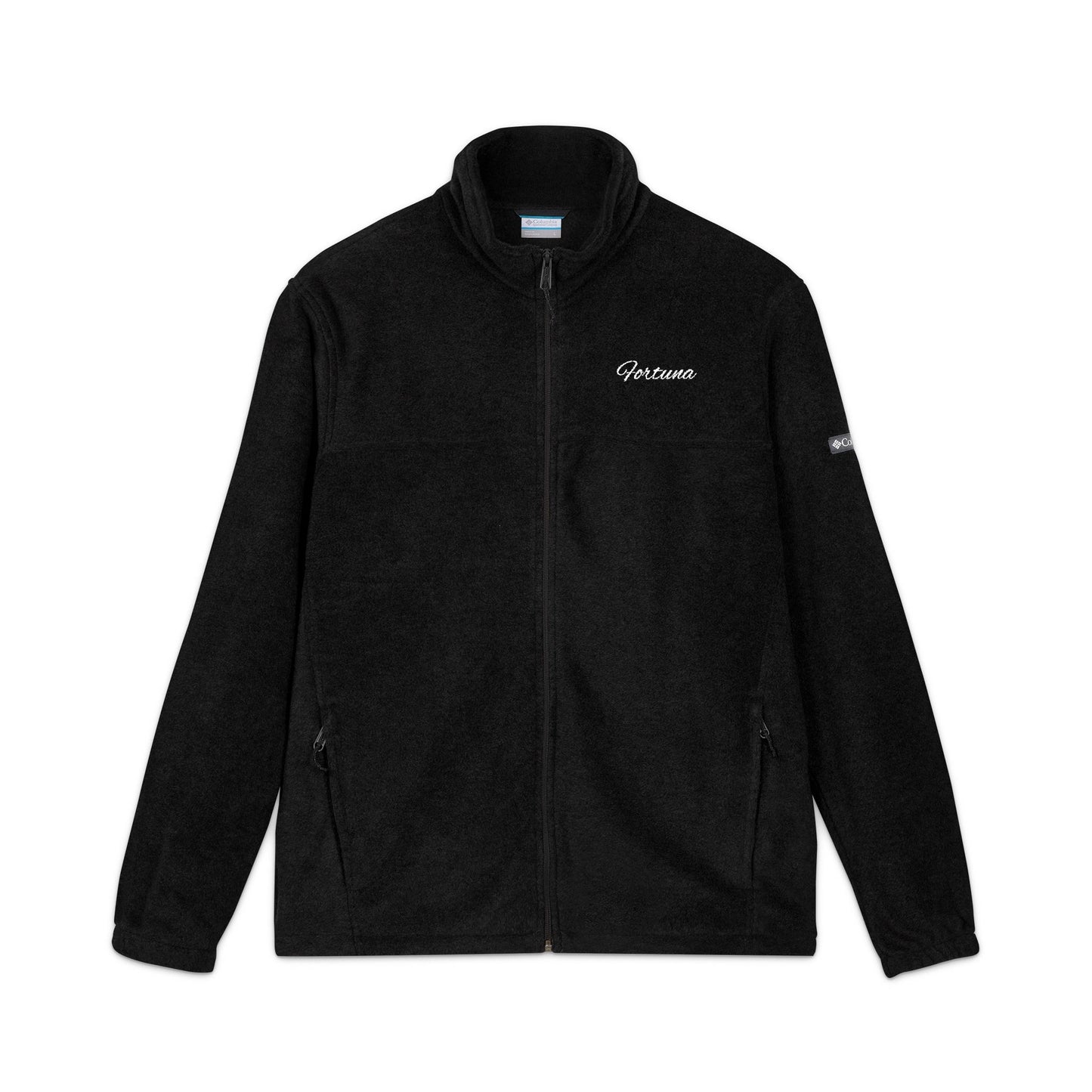 Embroidered Columbia Fleece Jacket – Cozy Zip-Up Outerwear
