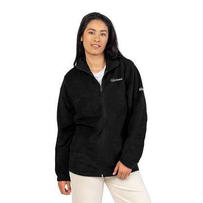 Embroidered Columbia Fleece Jacket – Cozy Zip-Up Outerwear