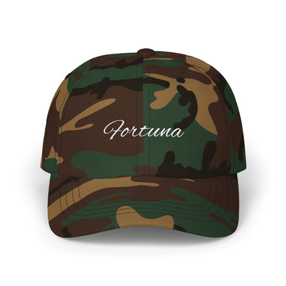 Fortuna embroidered script cap | Adjustable baseball hat