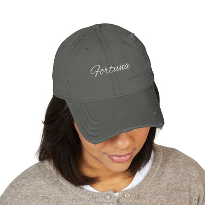 Fortuna script baseball cap | Embroidered hat
