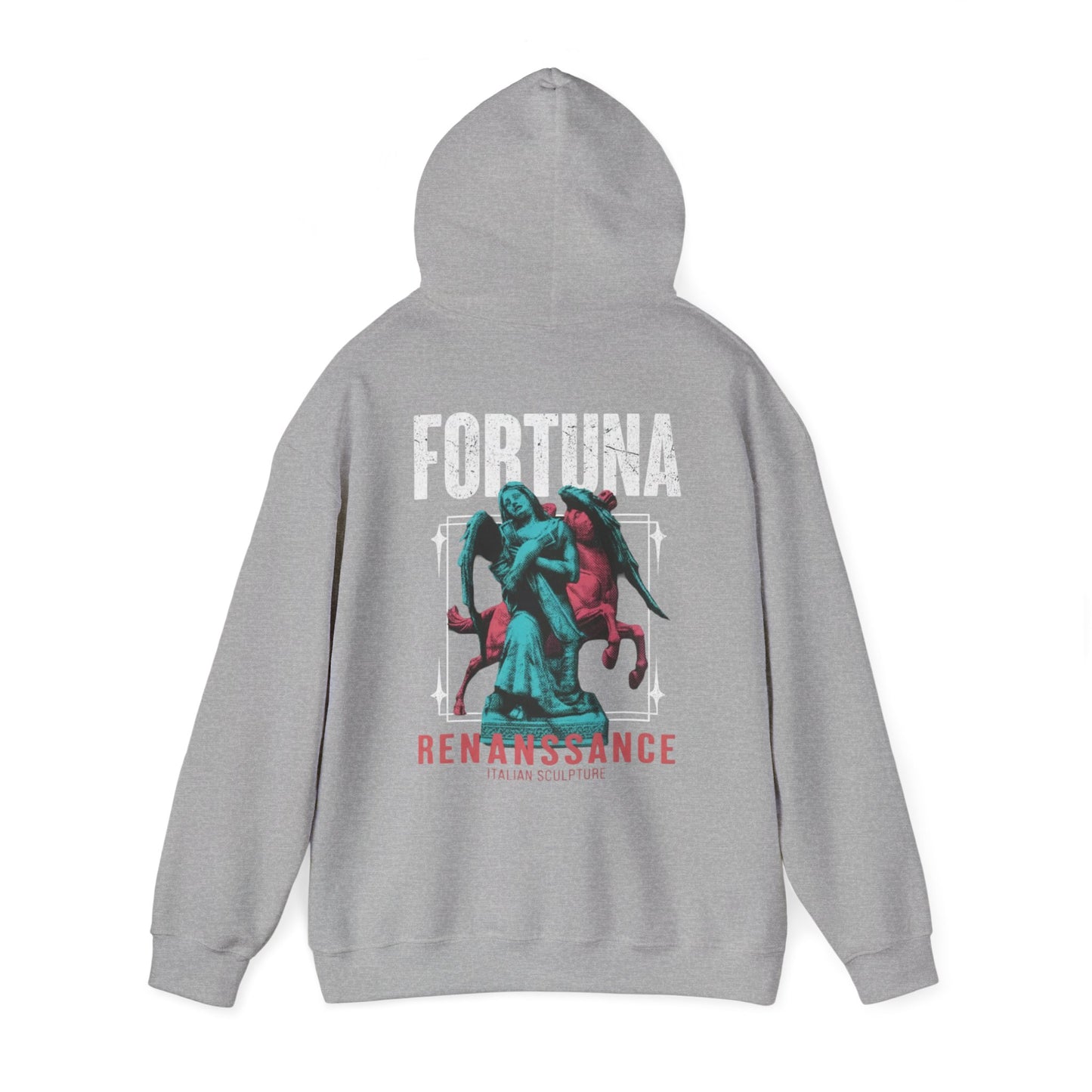 Fortuna Renaissance Hoodie – Vintage Statue Graphic Hooded Sweatshirt