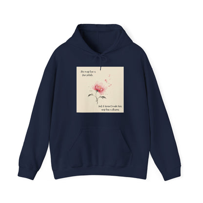 Pink Watercolor Flower hoodie | Inspirational Quote Sweatshirt