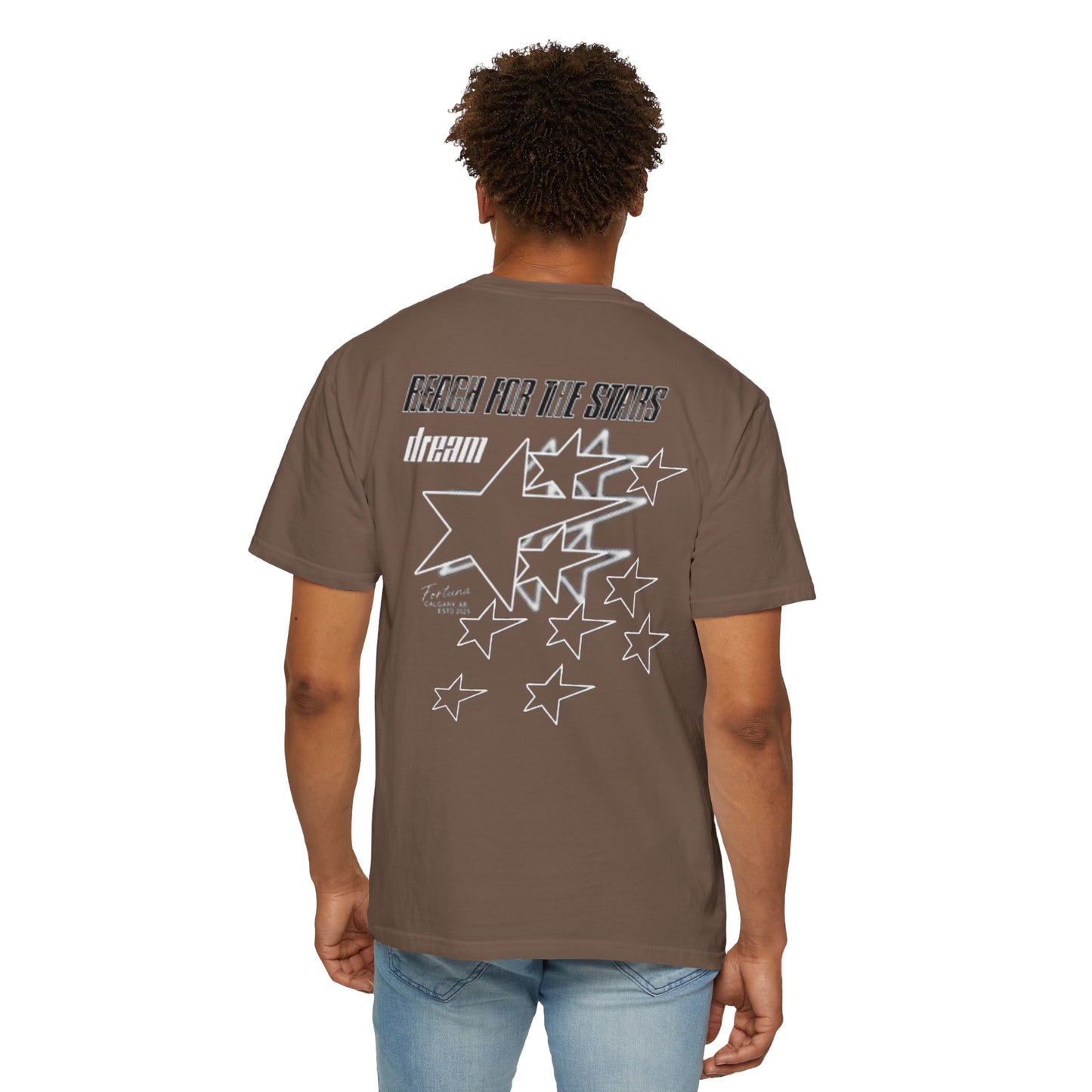 Dreamer Stars Graphic T-Shirt —  Reach for the stars