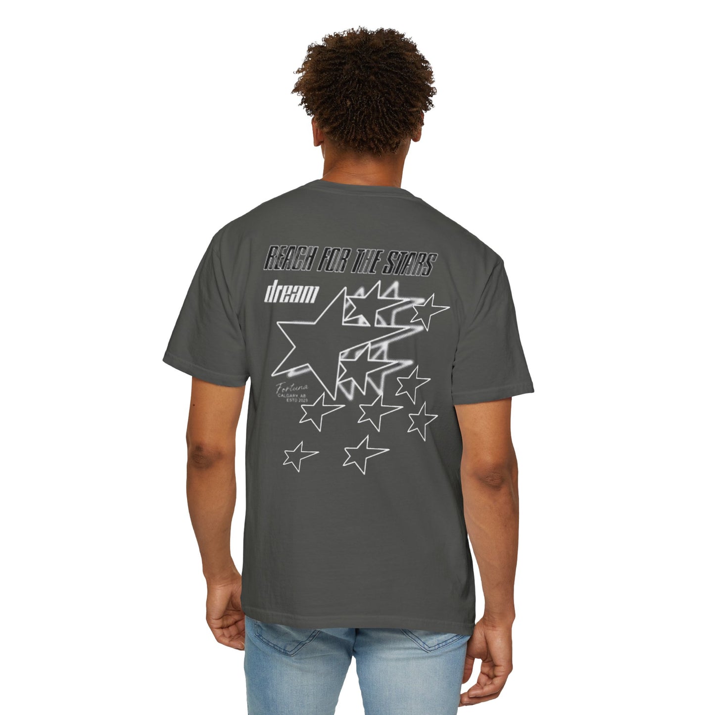 Dreamer Stars Graphic T-Shirt —  Reach for the stars