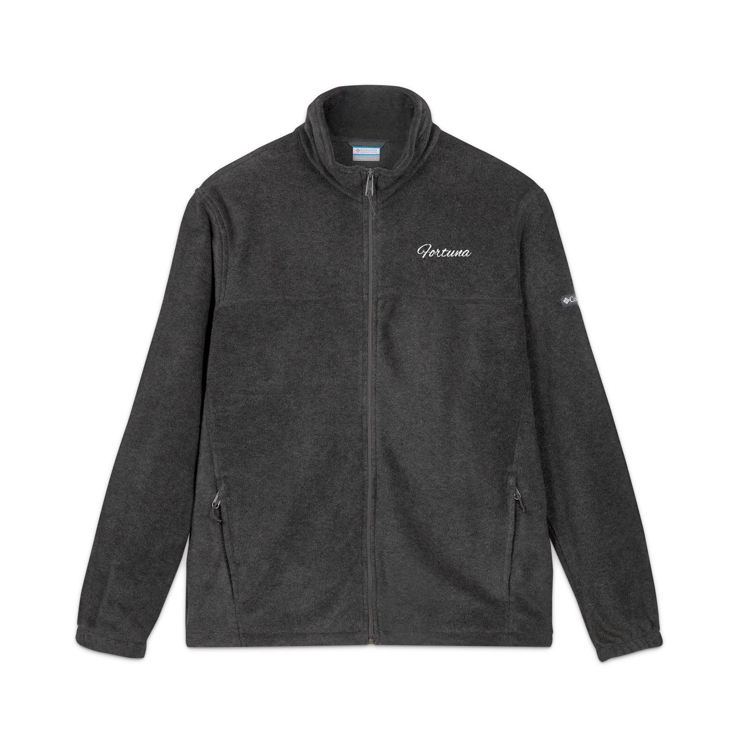 Embroidered Columbia Fleece Jacket – Cozy Zip-Up Outerwear