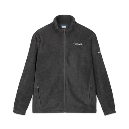 Embroidered Columbia Fleece Jacket – Cozy Zip-Up Outerwear