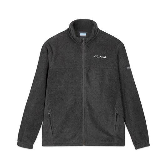 Embroidered Columbia Fleece Jacket – Cozy Zip-Up Outerwear