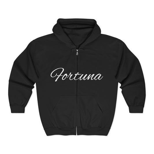 Luck Follows Effort Heavy Blend Full-Zip Hoodie | Unisex