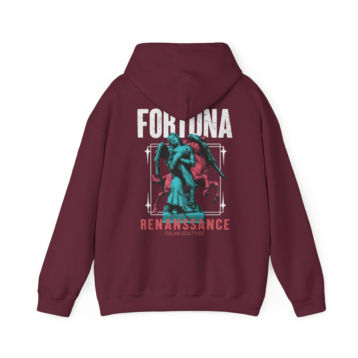 Fortuna Renaissance Hoodie – Vintage Statue Graphic Hooded Sweatshirt