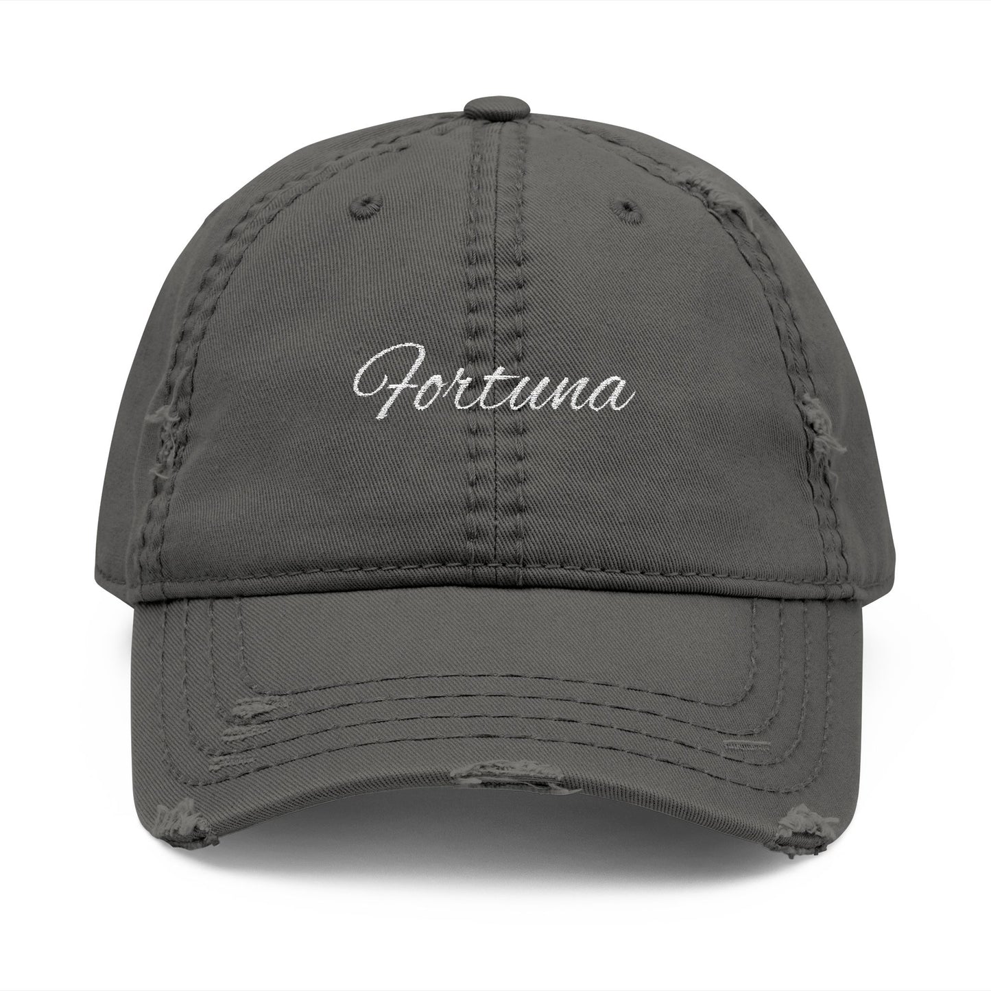 Fortuna script baseball cap | Embroidered hat