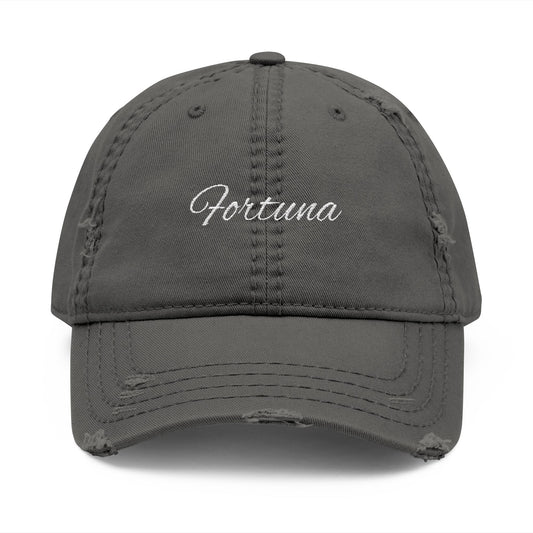 Fortuna script baseball cap | Embroidered hat