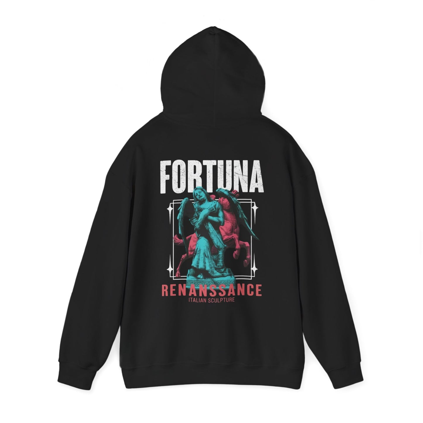 Fortuna Renaissance Hoodie – Vintage Statue Graphic Hooded Sweatshirt