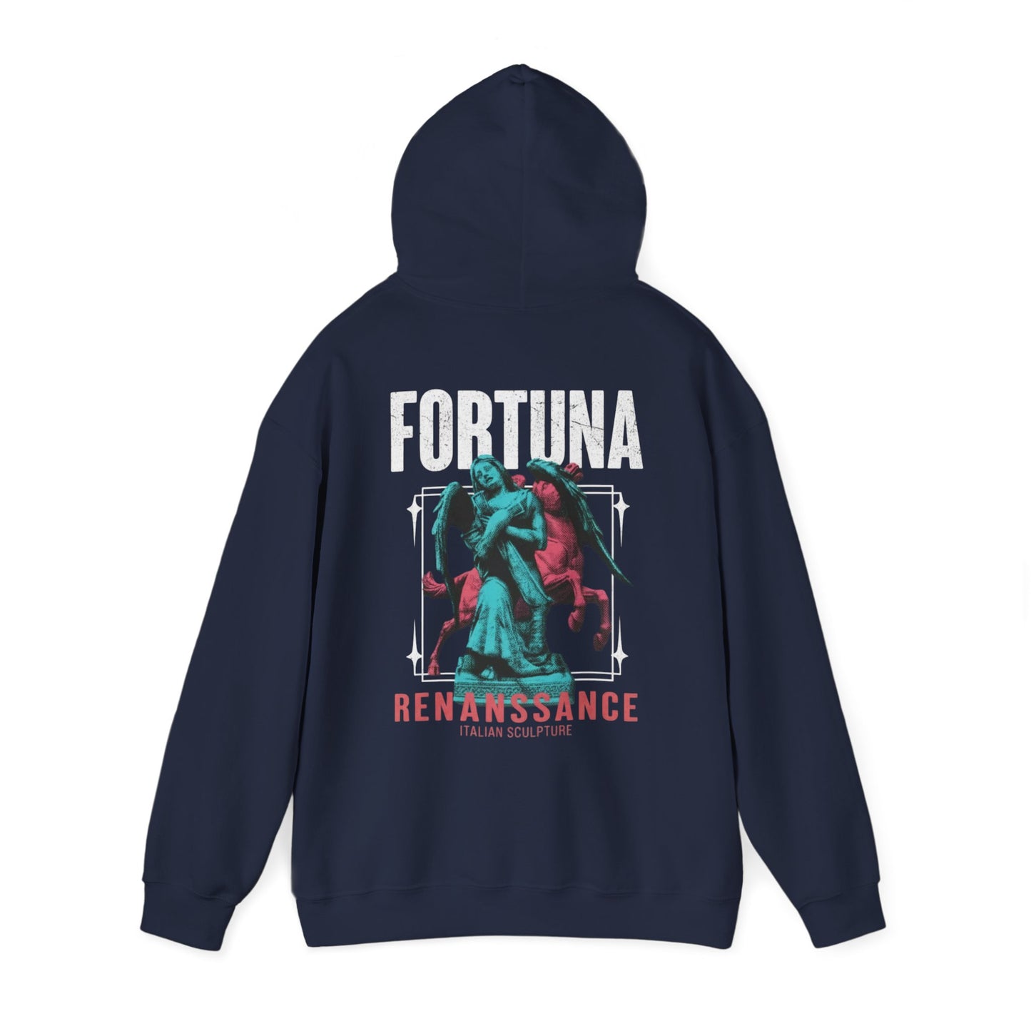 Fortuna Renaissance Hoodie – Vintage Statue Graphic Hooded Sweatshirt