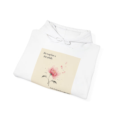 Pink Watercolor Flower hoodie | Inspirational Quote Sweatshirt