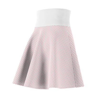 Heart Checkered Women's Skater Skirt