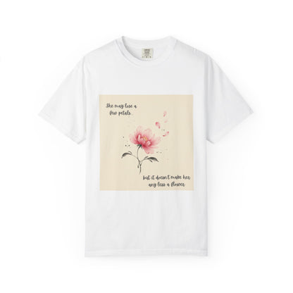 Pink Watercolor Peony Tee | Floral Quote T-shirt