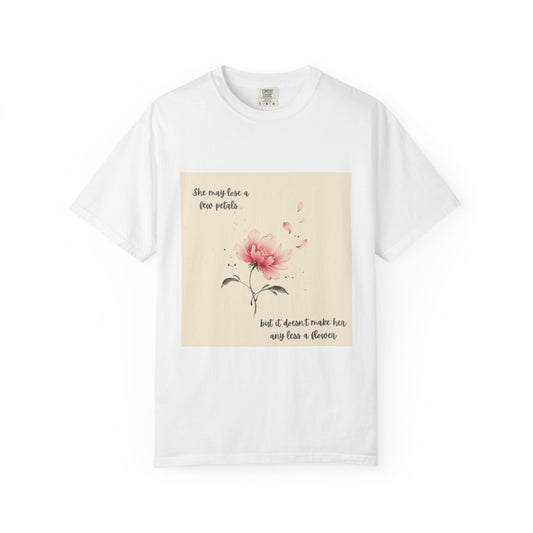 Pink Watercolor Peony Tee | Floral Quote T-shirt