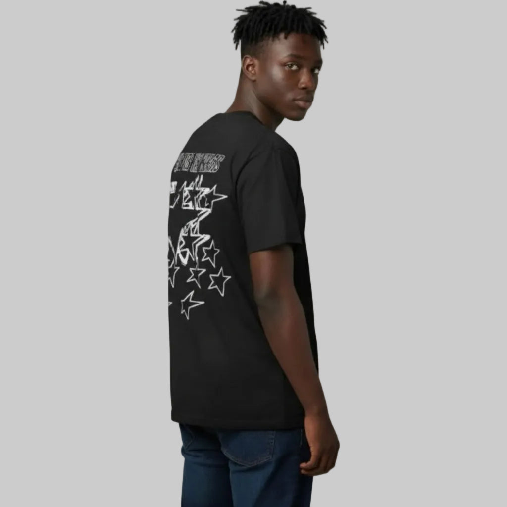 Dreamer Stars Graphic T-Shirt —  Reach for the stars